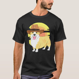 Camiseta Western Corgi Dog Texas Rodeo South Kids Country