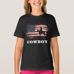 Camiseta Western Country Men Rodeo Southern Retro Cowboy