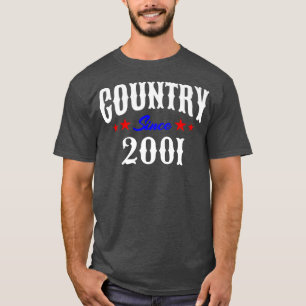 Camiseta Western Country Music, Nascer de 21 anos em 2001 2