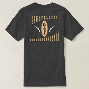 Camiseta western de falar direto e presunçoso