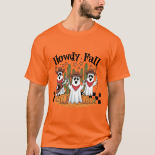 Camiseta Western Ghost Banda Halloween