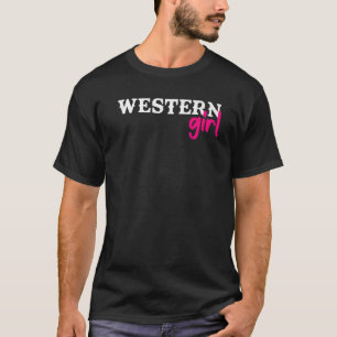 Camiseta Western Girl Horse Equestrian Western Rider Rodeo