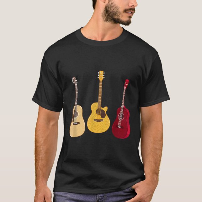 Camiseta Western Legend Rock And Roll Music Guitar (Frente)