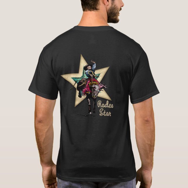 Camiseta Western Rodeo Cowboy T-Shirt (Verso)