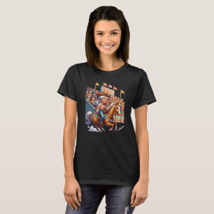 Camiseta Western Rodeo Horse Cowgirl Personalizada Avó