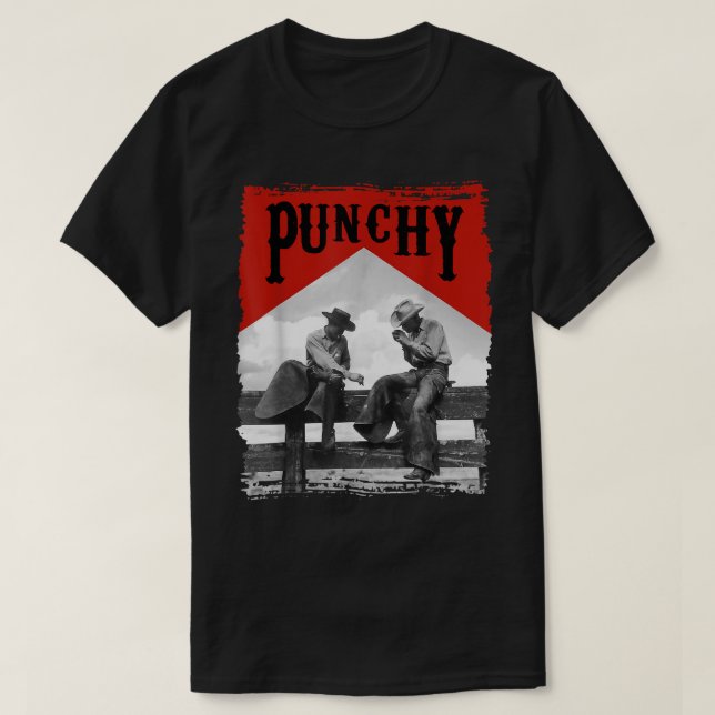 Camiseta Western Teas Cowgirl Horse Girl Rodeo Punchy Cowbo (Frente do Design)