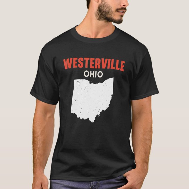 Camiseta WESTERVILLE Ohio USA State America Travel Ohioan (Frente)