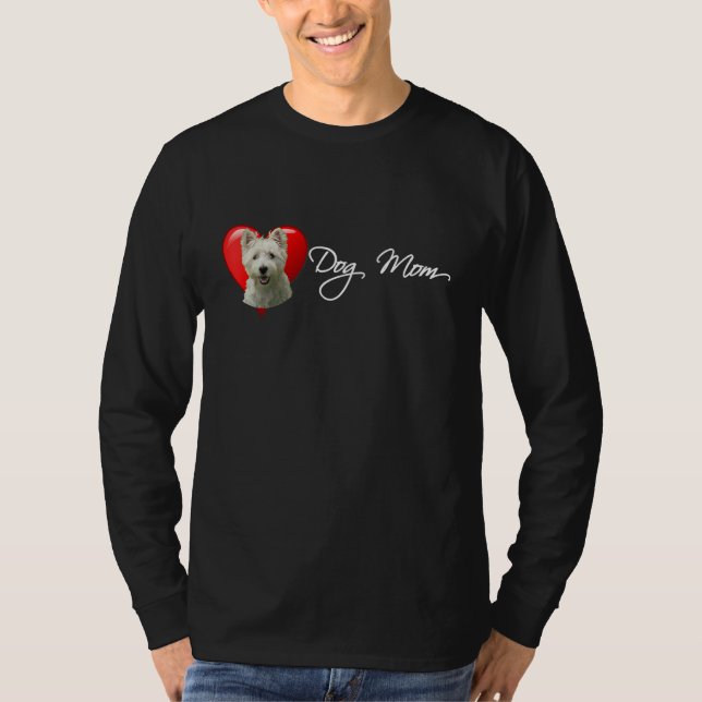 Camiseta Westie Dog Mom (Frente)