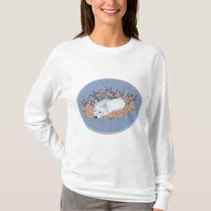 Camiseta Westie Floral Repose