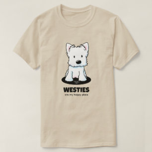 Camiseta Westie KiniArt T-Shirt