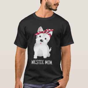 Camiseta Westie Mãe West Highland White Terrier Dog Lovers