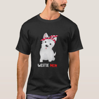 Camiseta Westie Mãe West Highland White Terrier Dog Lovers