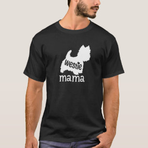 Camiseta Westie Mama Cute West Highland White Terrier Dog