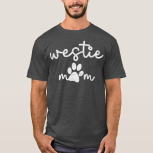 Camiseta Westie Paw Mãe 410 