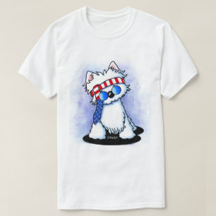 Camiseta Westie Rock Star