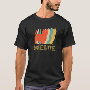Camiseta Westie West Highland Terrier Dog Breed Vintage Loo