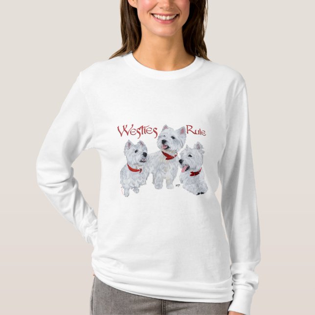 Camiseta Westies Reinam! (Frente)