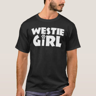 Camiseta Westin Girl Funny Pet West Highland White Terrier