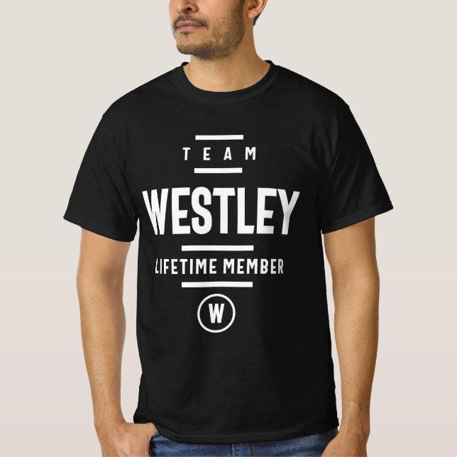 Camiseta Westley Personalizado Name (Frente)