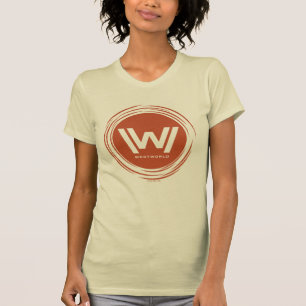 Camiseta Westworld Logotipo Sun Estilizado