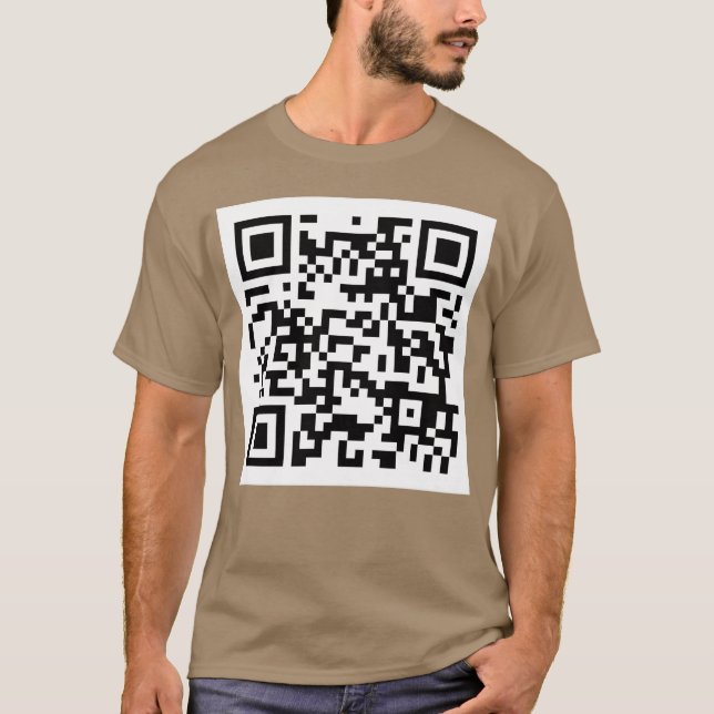 Camiseta Wet fart QR code joke meme (Frente)