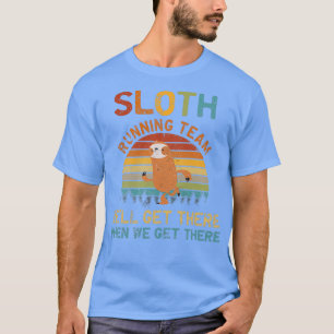 Camiseta Wex27ll Chegar Lá Vintage Engraçada Executando Equ