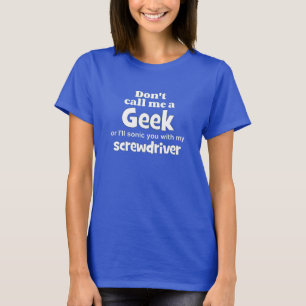 Camiseta Wf da chave de fenda do geek
