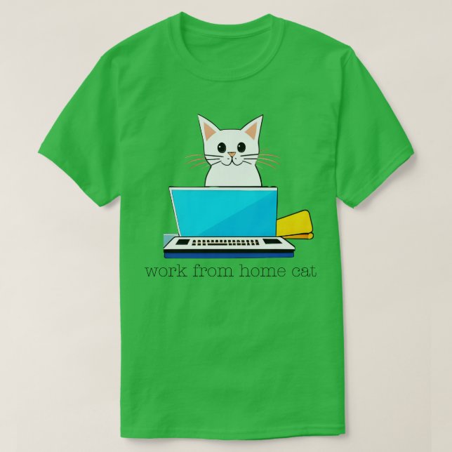 Camiseta Wfh Cat (Frente do Design)