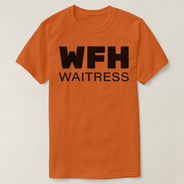 Camiseta WFH Trabalhando em Casa (Frente do Design)