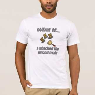 Camiseta whack uma toupeira
