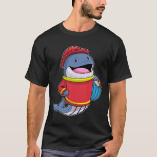 Camiseta Whale as Firefighter with Hose