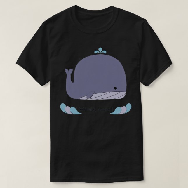 Camiseta Whale done (Frente do Design)