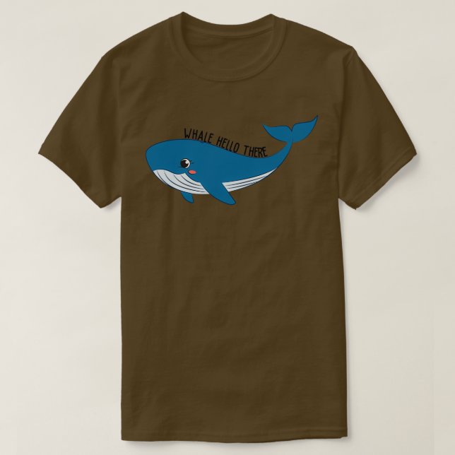Camiseta Whale Hello Ali 5 (Frente do Design)