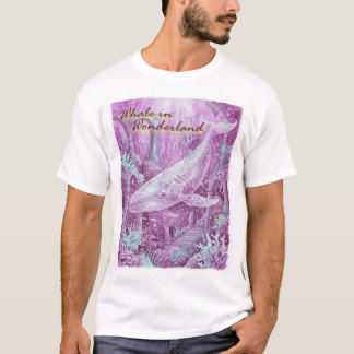 Camiseta Whale in Wonderland Underwater Art