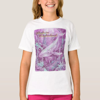 Camiseta Whale in Wonderland Underwater Art