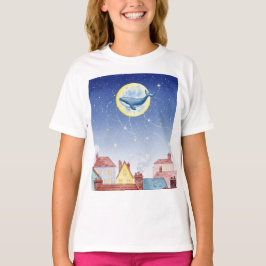 Camiseta Whale on the Moon
