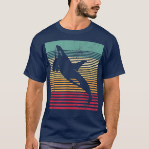 Camiseta Whale Orca Estilo Retro Men Novelage F