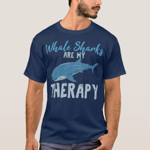 Camiseta Whale Sharks Are My Therapy Cute Whale Shark Lover