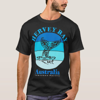 Camiseta Whale Tail Hervey Bay Oceano Austrália