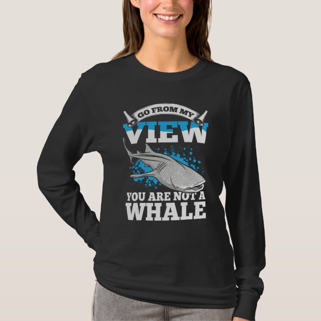 Camiseta Whale Watching For Nature Enthusiast Wildlife Love (Frente)