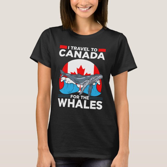 Camiseta Whale Watching For Nature Enthusiast Wildlife  Tou (Frente)