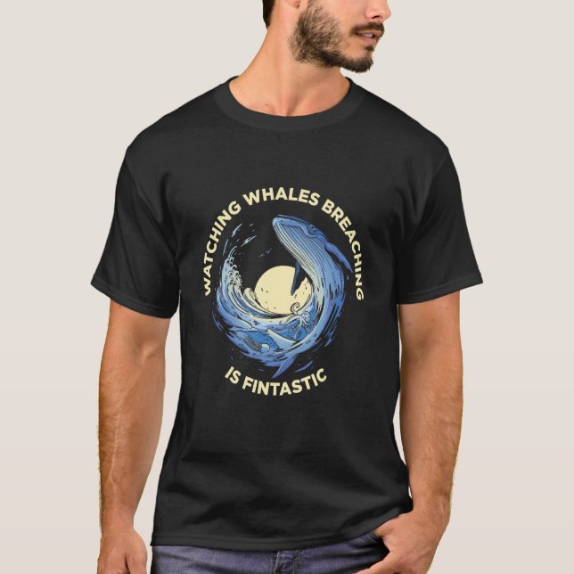 Camiseta Whale Watching For Nature Enthusiast Wildlife  Tou (Frente)