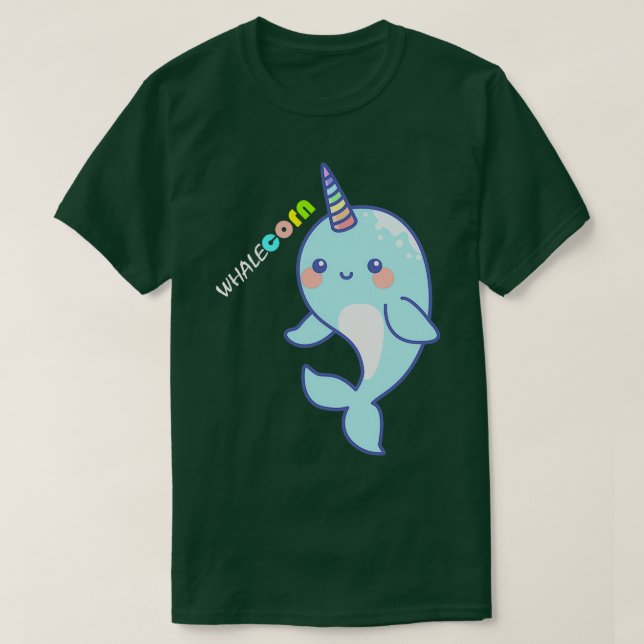 Camiseta Whalecorn (Frente do Design)
