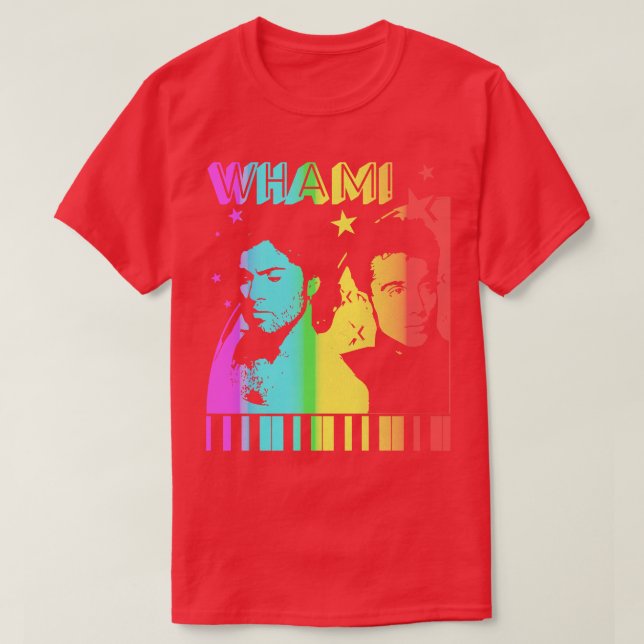Camiseta WHAM Rainbow Fade (Frente do Design)