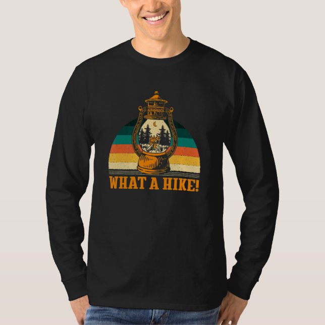 Camiseta What a Hike Hiking Mountain Hiker Summit Wildlife  (Frente)
