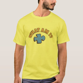 Camiseta “What Am I?” Puzzle Piece T-Shirt – Fun Retro Ridd