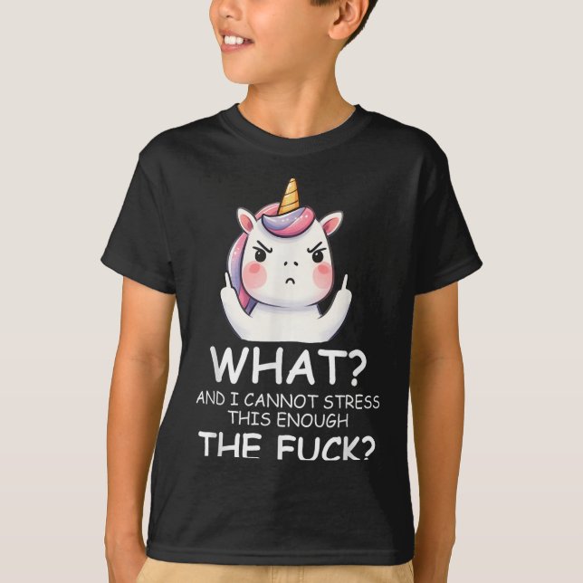 Camiseta What &amp; I Cannot Stress This Enough The Fck Sig (Frente)