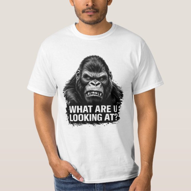 Camiseta What Are You Looking At Funny Quote Shirt (Frente)