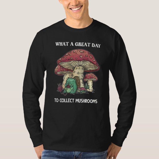 Camiseta what collect mushrooms Morel Mushroom Collecting M (Frente)