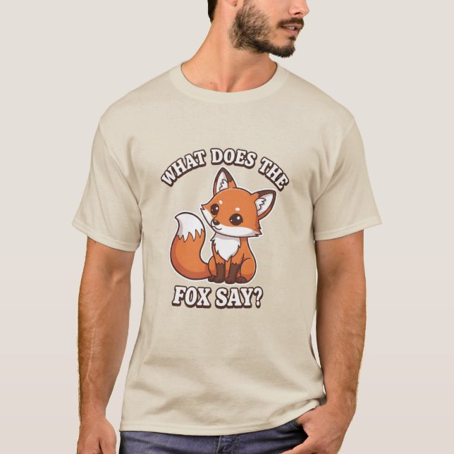 Camiseta What Does The Fox Say? (Frente)